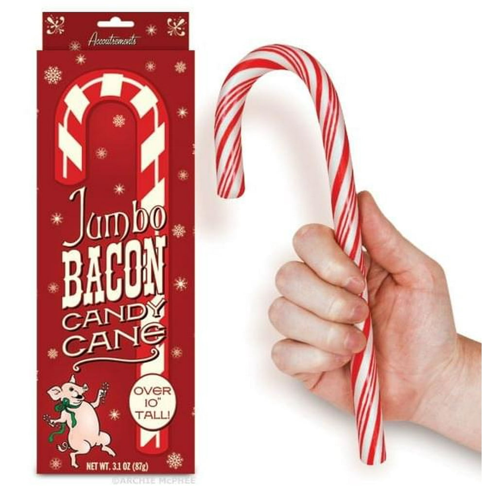 Jumbo Bacon Flavored 10.25" Candy Cane
