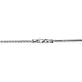 thumbnail image 3 of Real 14kt White Gold 1.9mm Diamond Cut Parisian Wheat Chain Chain Bracelet; for Adults and Teens; for Women and Men, 3 of 4