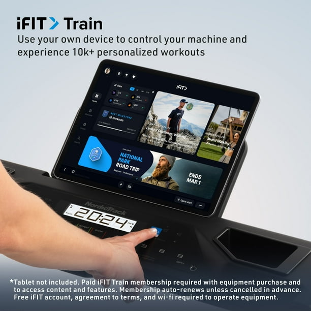 NordicTrack T 5 S; Indoor Home Treadmill for Running, Walking