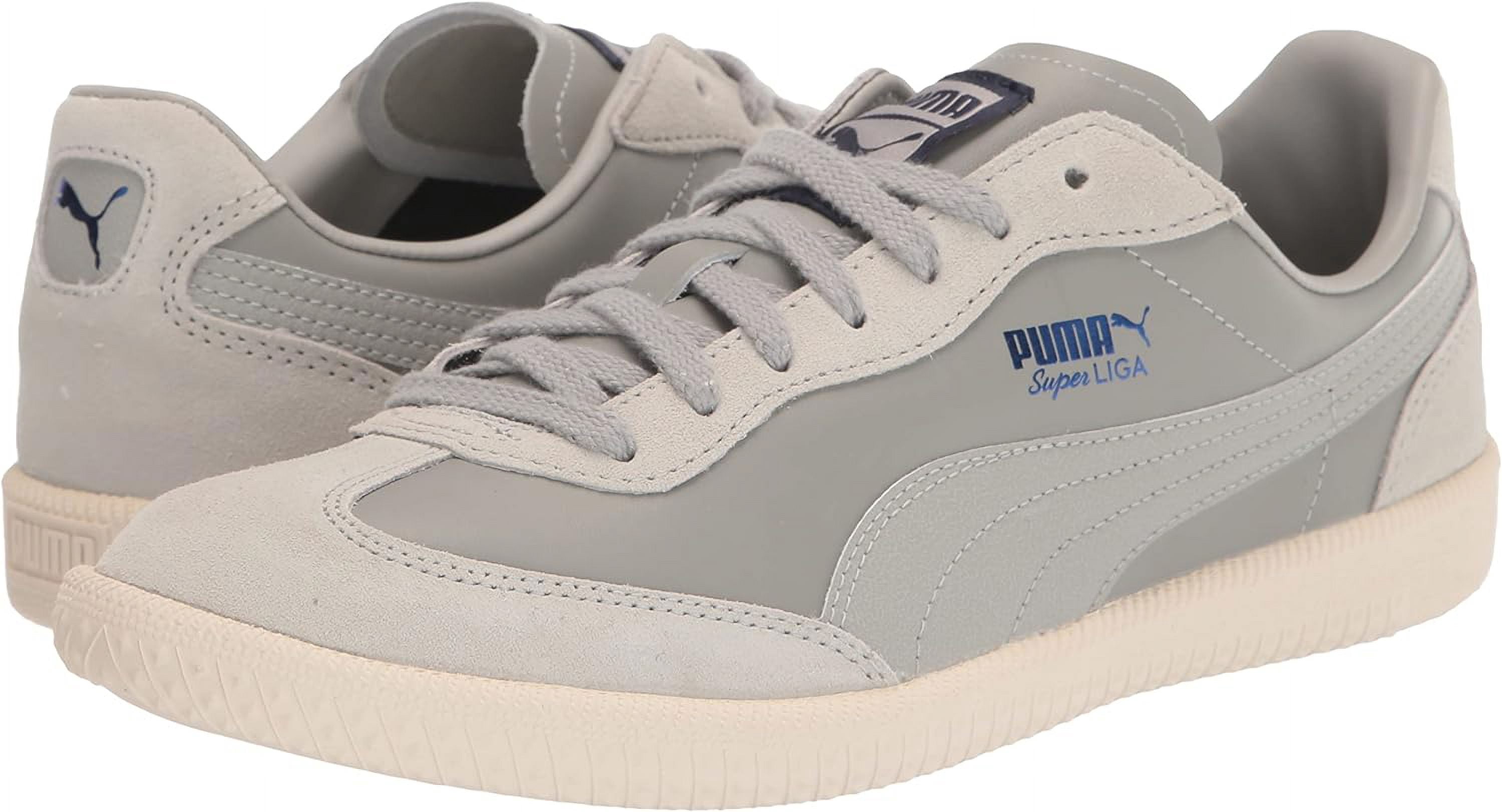 New PUMA Mens Super Liga OG Retro Limestone/Peacoat Shoe Sneakers 35699919 Sz 8 Puma Super Liga OG Retro Limestone/Peacoat 356999-19 Men main image 2