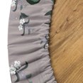 thumbnail image 5 of Ambesonne Flowers Boho Fitted Round Tablecloth, Romantic Rose Lilac, 40"- 44" Diameter, Hunter Green Dried Rose, 5 of 5