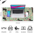 thumbnail image 5 of Long Mouse Pads for Desk,Rottweiler with Pioneer Flower Desk Mats on Top Of Desks, Desk Mouse Pad Extra Large with 3mm Non-Slip Base and Stitched Edge for Gaming,Office,Work,Home 35.4"x15.7", 5 of 6