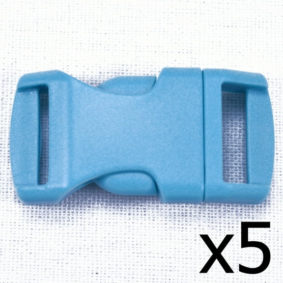 Turquoise 1/2 Inch Buckle - 5 pack - Great for Paracord
