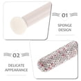 thumbnail image 4 of Esponja para base de maquillaje, brocha para polvos, esponja de maquillaje con mango de diamantes de imitación, brocha para corrector, brochas para sombras de ojos para mujeres y niñas., 4 of 7