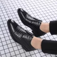 thumbnail image 3 of Men's Business Casual Dress Shoes Classic Wingtip Lace-Up Brogues Modern Formal Woven Leather Oxfords, 3 of 6