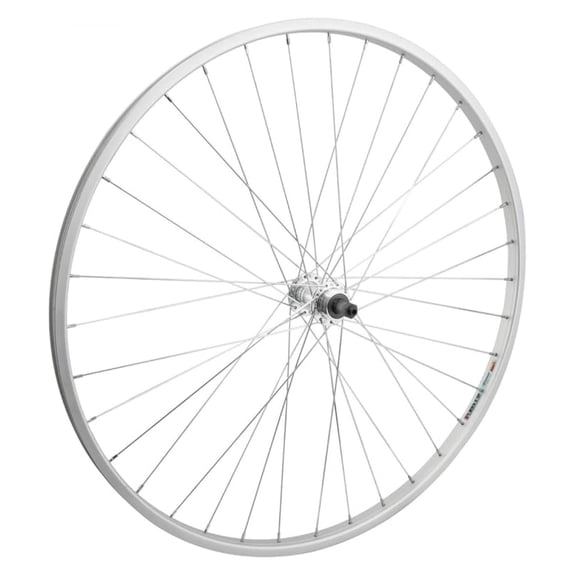 Wheel Rear 27 x 1-1/4 Silver, 36H 126mm QR