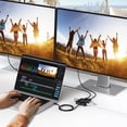 thumbnail image 2 of Estación de Acoplamiento ACASIS HDMI Dual con Carga PD de 100 W Puertos Datos USB-C y USB-A 5 Gbps p, 2 of 7