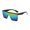 Bright Black Frame Colorful Film, variant on -Border European And American Fashion Personalized High-End One-Piece Large-Frame Sunscreen Glasses, Ins Influencer Glasses