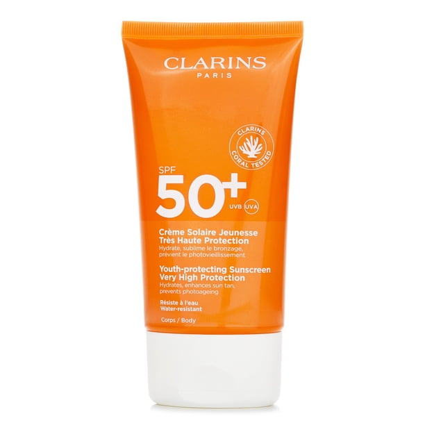 Protector solar Clarins de muy alta protección, 150 ml, para jóvenes
