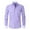 c01Purple, variant on USNSM Men's Striped Wrinkle-Free Lapel Button Down Cardigan Long Sleeve Dress Shirts for Men Classic Business Shirt with Pockets Blue XL
