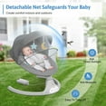 Electric Baby Swing, Bioby Infant Swing Chair Rocker with Remote