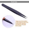 thumbnail image 5 of 3-piece Professional Stainless Steel Precision Eyebrow Tweezers Set, 5 of 5