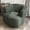 Green, variant on Heynemo Swivel Nursery Glider Recliner Comfy Upholstered Glider Chair Swivel Rocking Chair for Living Room, Gray