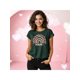 thumbnail image 2 of Playera Blusa De Mamá Estilo Arcoiris – Amor, Arcoíris y Corazones en Cada Suspiro Color Verde Oliva Talla Grande Marca Emil SaEs, 2 of 4