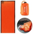 thumbnail image 5 of Luxtrada Emergency Survival Sleeping Bag Lightweight Waterproof Thermal Emergency Blanket Bivy Sack with Portable Drawstring Bag for Outdoor Adventure, Camping, Hiking, Orange, 5 of 9