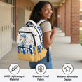 thumbnail image 6 of Yuyamidu Ice Cream Baseball Backpack for Girls Boys 6-8 Funny Print Bookbag for Kids Primary School Bag Children Book Bag Elementary School Backpacks School Supplies, 6 of 8