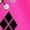 Hot Pink, variant on Batman Harley Q Women's T Shirt, Royal, Small
