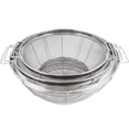thumbnail image 4 of FENGGHAO Stainless Steel Colander Small Mesh Strainer with Handles and Resting Base Fast Draining Kitchen Colander Dishwasher Safe, 4 of 7