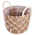 thumbnail image 3 of Cesta de paja tejida para macetas, maceta natural, maceta tejida a mano, 3 of 5
