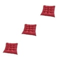 thumbnail image 1 of ZheElen Polyester Cotton Cushion With Strap Comfortable And Breathable No Slipping Polyester Fabric Is Comfortable Wine red 3Set, 1 of 6