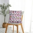 thumbnail image 4 of Hello Kitty Pillow Cover, Square Throw Pillow Cases For Couch Sofa Bed Living Room,Home Decorative, 16"X16", 4 of 9