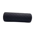 thumbnail image 3 of Almohada para el cuello del asiento del coche con hebilla ajustable, compacta y cómoda, de cuero sintético, para viajes, reposacabezas, para oficina y Negro, 3 of 8