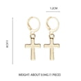 thumbnail image 2 of Cross Dangle Earrings, 2 of 3