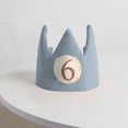 thumbnail image 3 of Warkul Baby Birthday Hat, with 1-6 Numbers, Crown Birthday Boys Girls, Children's Party Hats Photo Props, 3 of 4