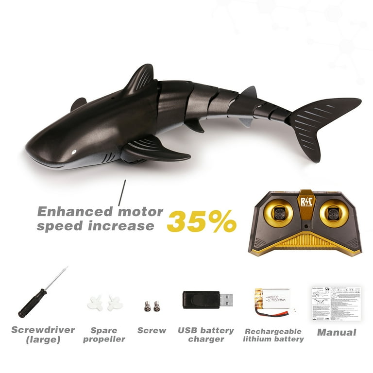 Remote control underwater shark sale