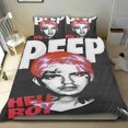 thumbnail image 1 of Lil Peep Conjunto de sábanas temático, trío de piezas, cómodo y amigable con la piel, diseño único, regalo de decoración para el hogar para familiares, amigos y fans,173X218cm, 1 of 6