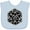 AE-Light Blue, variant on Inktastic 20 Sided Black Dice Boys or Girls Baby Bib