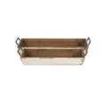 thumbnail image 3 of Set Of 2 Wooden Tapered Storage With Side Metal Handles, 3 of 6