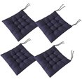 thumbnail image 1 of 4 mjuka stolsdynor med band, stolsdynor matsal för trädgård uteplats kök matsal (40x40cm)C, 1 of 1