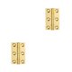 thumbnail image 3 of Speravity Bisagras con tornillos Conector de puerta Herramienta de artesanía Cerradura Ventanas lisas Bisagra plana Latón pulido Decorativo Ciego/1.5 pulg./Latón 2Conjunto, 3 of 6