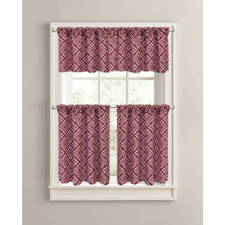 Better Homes Gardens Diamonds Kitchen Curtains Set Of 2
