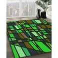 thumbnail image 2 of Ahgly Company Indoor Square Patterned Midnight Gray Area Rugs, 8' Square, 2 of 6