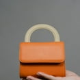 thumbnail image 3 of Asas de Cuero PU Yinane para Bolso de hombro Beige, 3 of 8