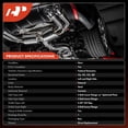 thumbnail image 3 of A-Premium 2-PC Left and Right Catalytic Converter Kit Direct-Fit Compatible with Ford F-150 2015 2016 2017 2018 2019 2020 3.5L, Turbocharged, E.P.A. Compliant, 3 of 6