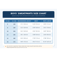 thumbnail image 2 of Kids Sweatpants Boys Girls Loose Fit Straight Leg Open Bottom Athletic Pants with Drawstring Pockets, 2 of 6