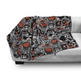 thumbnail image 3 of Hip Hop Soft Flannel Fleece Throw Blanket, Underground Street Art Clubbing Theme with Dancers and Jersey Pattern, Cozy Plush for Indoor and Outdoor Use, 50" x 60", Multicolor, by Ambesonne, 3 of 6