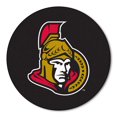 thumbnail image 1 of NHL Ottawa Senators Hockey Puck Rug, 1 of 2