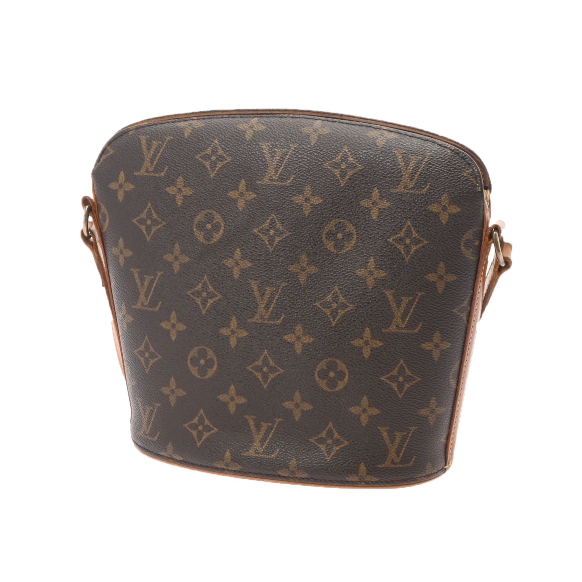 Louis-Vuitton Shoulder bag Monogram Drouot M51290 Authentic