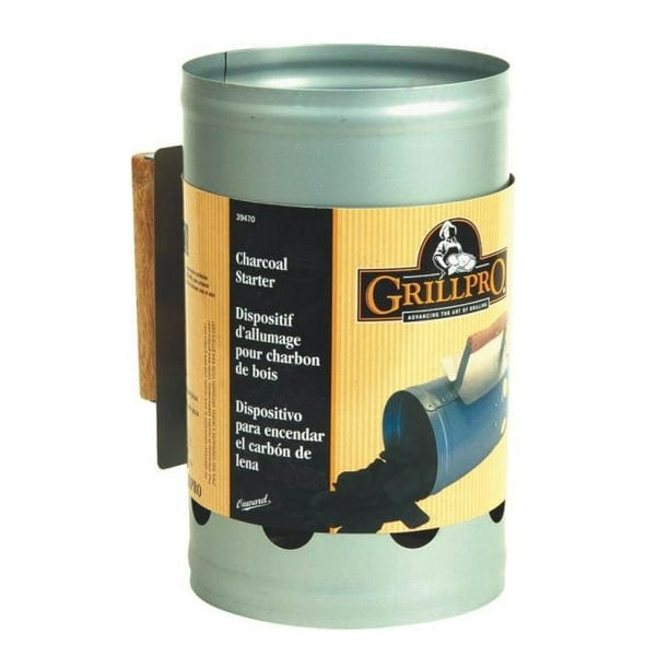 GrillPro 39480 Heavy Duty Chimney Style Charcoal Starter