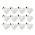 thumbnail image 1 of 12PCS High Speed Goose Feather Badminton Balls Shuttlecocks Outdoor Indoor Training, 1 of 8