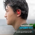 thumbnail image 4 of Auriculares inalámbricos de entrenamiento JLab Go Air Sport+ con llamadas claras C3, diseño deportivo con gancho para la oreja seguro, más de 35 horas de reproducción Bluetooth y 3 configuraciones de, 4 of 5