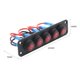 thumbnail image 2 of unbranded Panel Rocker 5 Gangas Para Automóviles Con 12V Indicador LED Y Fácil Instalación Para Embarcaciones, 2 of 8