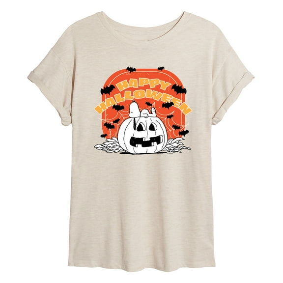 Peanuts - Retro Halloween - Women's Oversized T-Shirt