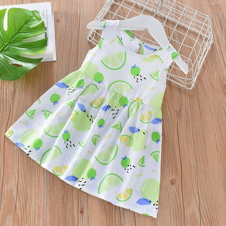

Leutsin Summer Toddler Baby Girls Sleeveless Dress Tank Dress Children s Clothing