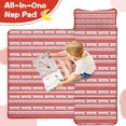 thumbnail image 4 of Red Christmas Striped Pattern (2) Toddler Nap Mats for Kids Preschool,50"x20" Sleeping Mat Bag or Kids,Toddler Sleeping Bag,Toddler Nap Mat or Daycare, 4 of 6