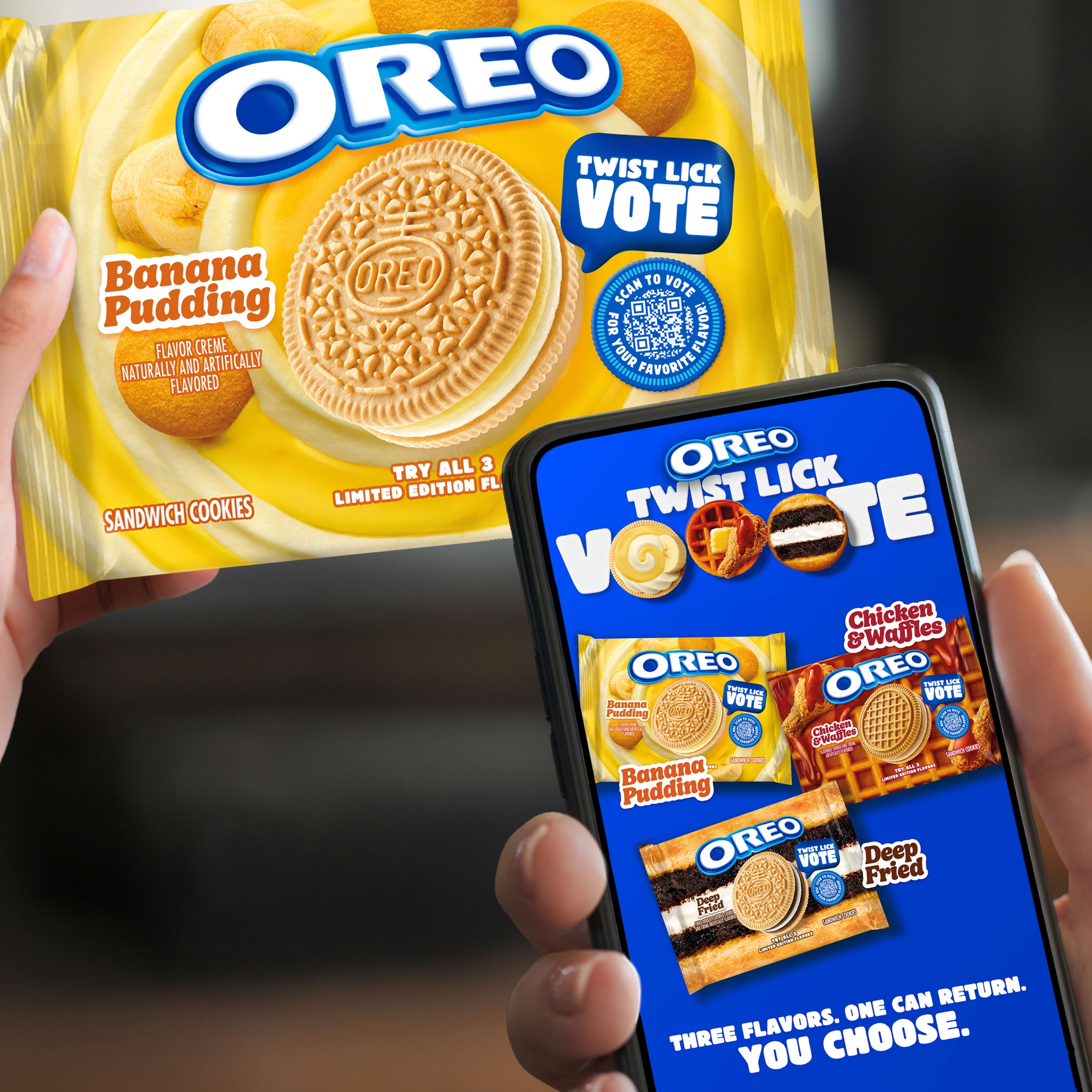 OREO Banana Pudding Sandwich Cookies, Limited Edition, 10.68 oz